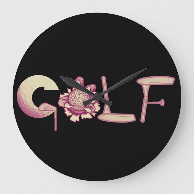 Golf Large Clock (Front)