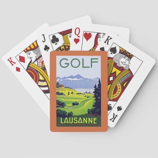 Golf ~ Lausanne Playing Cards (Back)