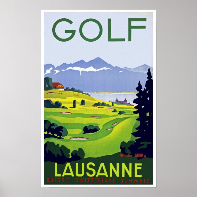 Golf ~ Lausanne Poster (Front)