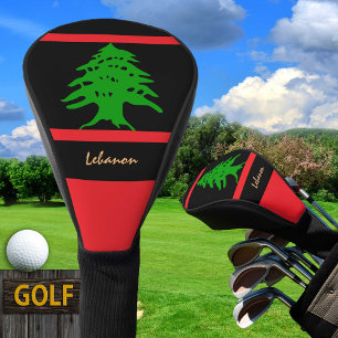 Golf Lebanon & Lebanese Flag RE2 /Golf Clubs Cover