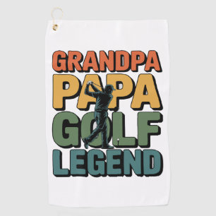 Golf Legend Grandpa Papa Towel