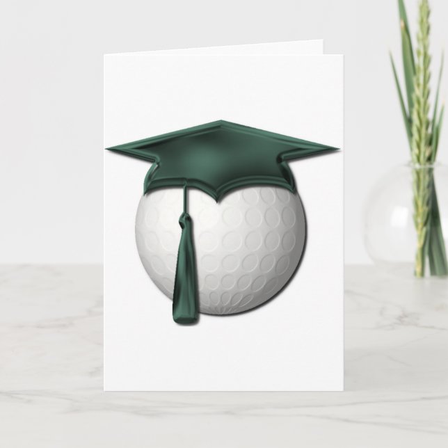 Golf Lessons Greeting Card (Front)