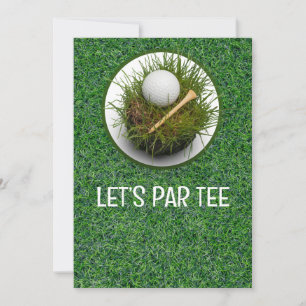 Golf Let’s Par tee Invitation