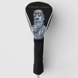 GOLF LIKE A LEGEND Vintage Art Golf Head Cover
