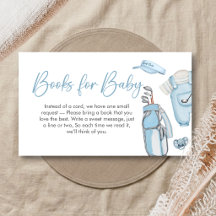 Golf Little Putter Baby Shower Books for Baby