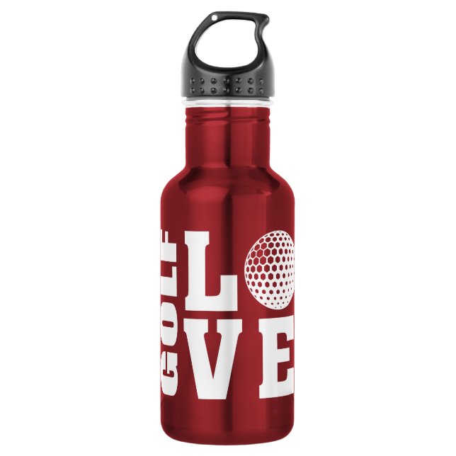 Golf Love 532 Ml Water Bottle (Front)