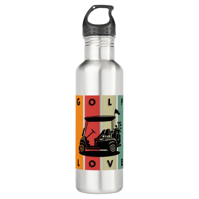 Golf-Love 710 Ml Water Bottle (Front)