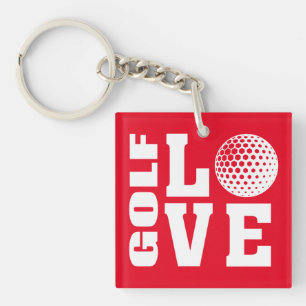 Golf LOVE Key Ring