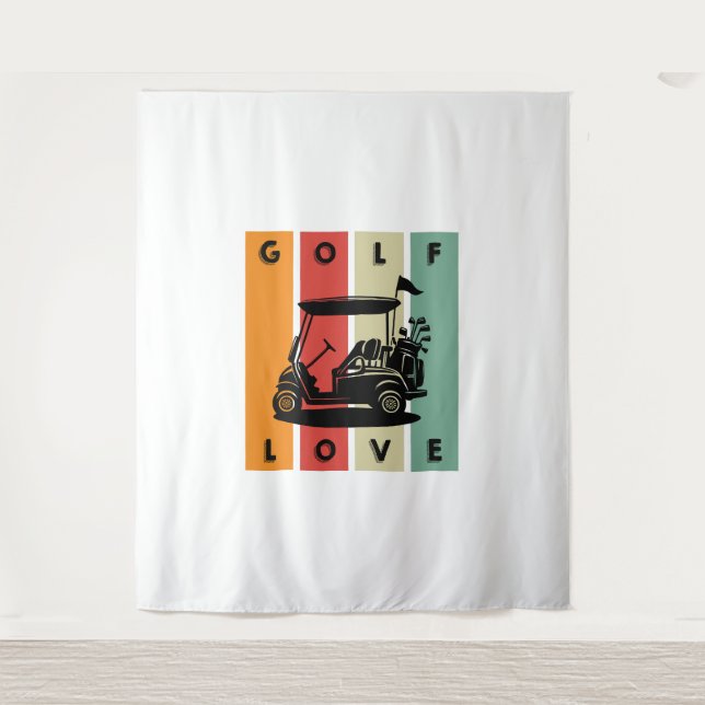 Golf-Love Tapestry (Front)