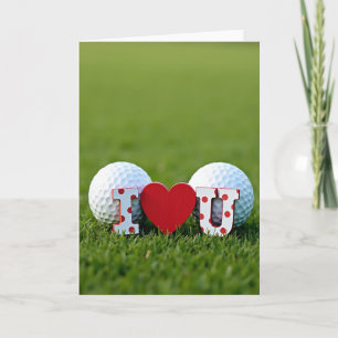 Golf Love You Simple Card
