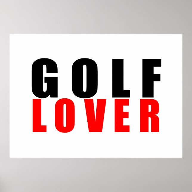 Golf lover poster (Front)