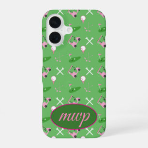 Golf Lover’s iPhone Case – Custom Monogram & Cart