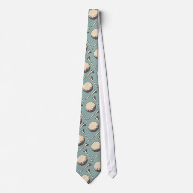 Golf Lover (vintage) Tie (Front)