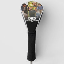 Golf Loving Dad Three Photo Family Gift