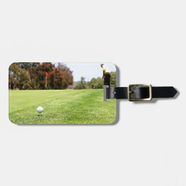 Golf Luggage Tag (Front Horizontal)