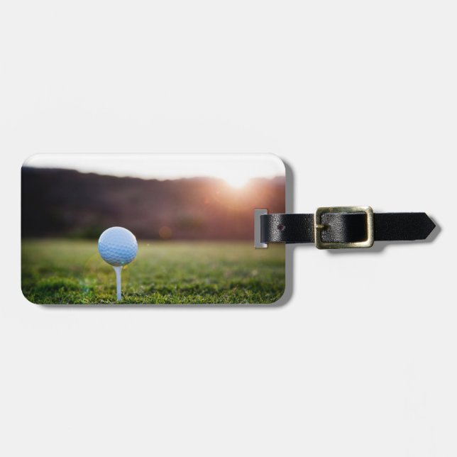Golf luggage tag (Front Horizontal)