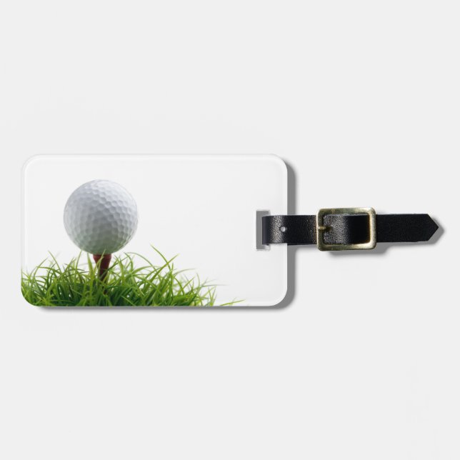 Golf luggage tag (Front Horizontal)