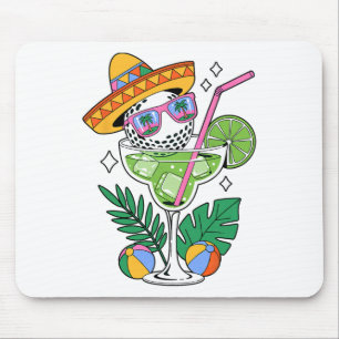 Golf Margarita Sombrero Tropical Funny Cinco De Ma Mouse Pad