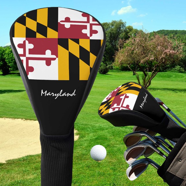 Golf Maryland & Maryland Flag / Golf Clubs Covers (Creator Uploaded)