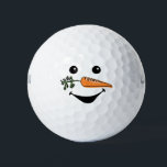 Golf Merry Christmas with Snowman Funny  Golf Balls<br><div class="desc">Golf Merry Christmas with Snowman Funny Golf Balls 
Gifts for Coach,  Instructor,  teacher,  friends,  mum,  dad,  girlfriend/boyfriend,  co-worker,  hostess,  neighbour,  him/her,  couples,  grandparents,  boss,  kids,  best friend,  family,  in-laws,  squad,  team, </div>