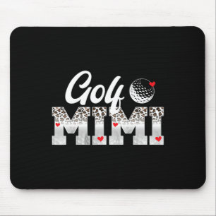 Golf Mimi Leopard Golfer Mimi Of A Golf Player Mim Mouse Pad