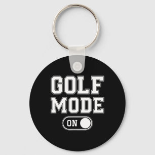 Golf Mode On Funny Golfer Gift Dad Grandpa  Key Ring