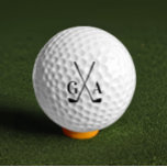 Golf modern typography initials monogram elegant  balls<br><div class="desc">Golf modern typography initials monogram simple elegant design.</div>