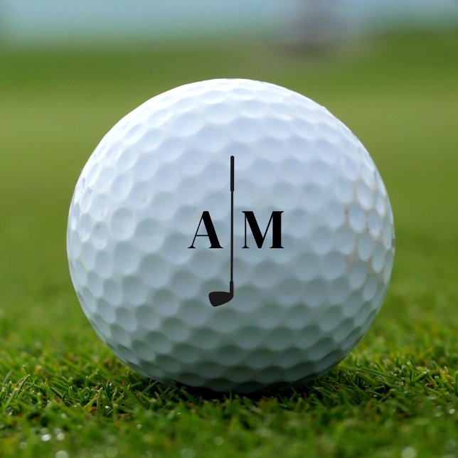Golf modern typography initials monogram elegant balls (Creator Uploaded)