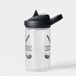 Golf Monogram Customised Elegant Design Water Bottle