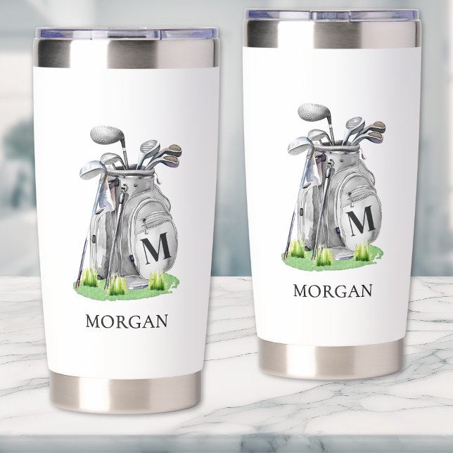 Golf Monogram Insulated Tumbler (Monogram Golf Insulated Tumbler)
