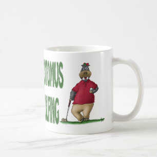 Golf Mugs: Shankapotomus Hippo Coffee Mug