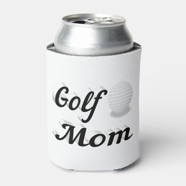 Golf Mum  Can Cooler (Can Front)