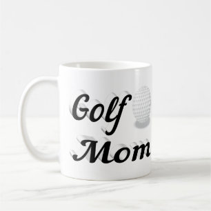 Golf Mum half text Coffee Mug