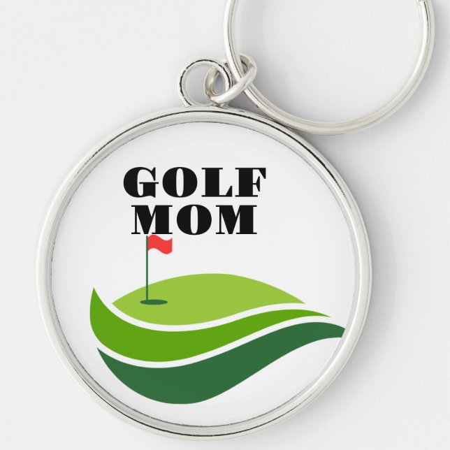 Golf Mum Keychain (Front)