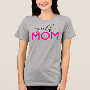 Golf Mum Racerback Tank, Mother Gift Birthday Tri-Blend Shirt