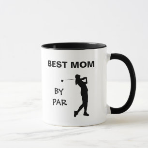 Golf Mummy Golfer Pun Mother's Day Best Mum By Par Mug