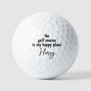 Golf My Happiness theme Golf Balls