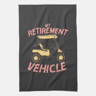 Golf - My Retirement Vehicle Tea Towel