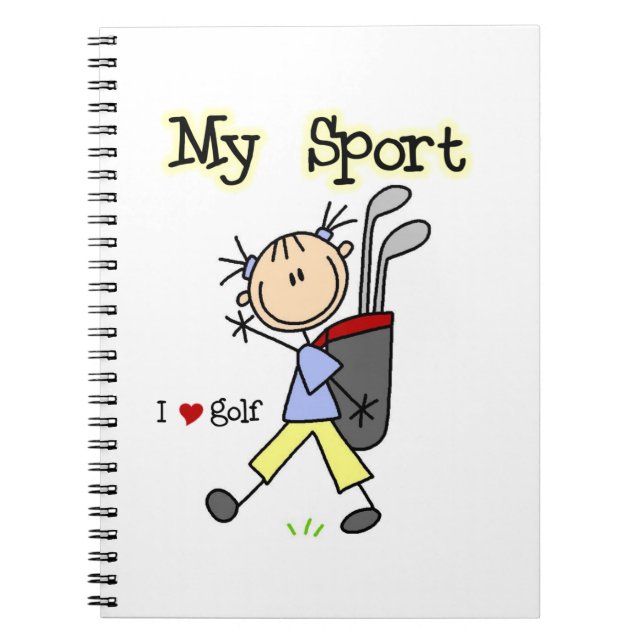 Golf My Sport Notebook (Front)