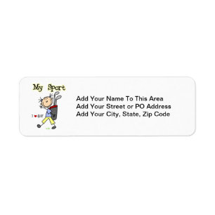 Golf My Sport Return Address Label