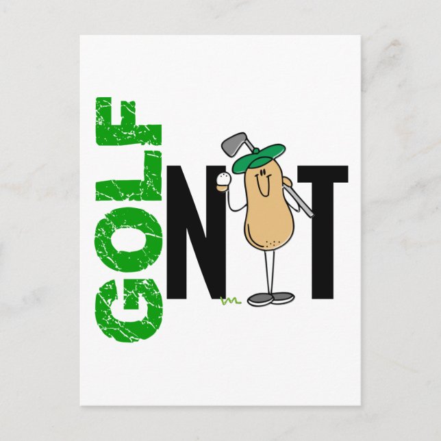 Golf Nut 1 Postcard (Front)