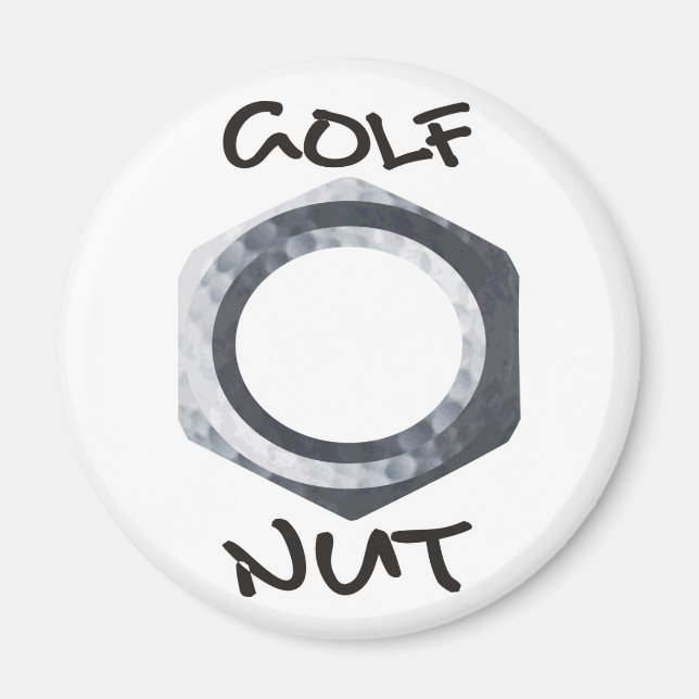 Golf Nut Magnet (Front)