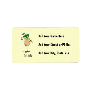 Golf Nut T-shirts and Gifts Label