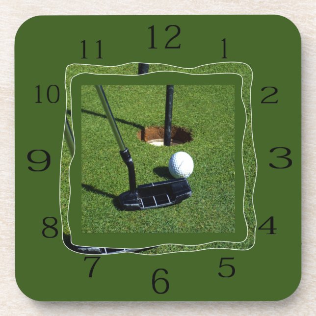Golf Oclock Time, Coaster (Front)