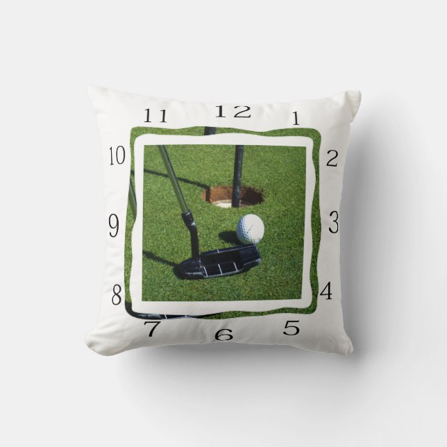 Golf Oclock Time, Cushion (Front)