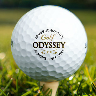 Golf Odyssey Funny Custom Name Golf Balls