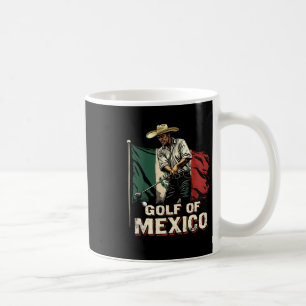 Golf Of Mexico Funny Golfer Pun Patriotic Mexican Coffee Mug