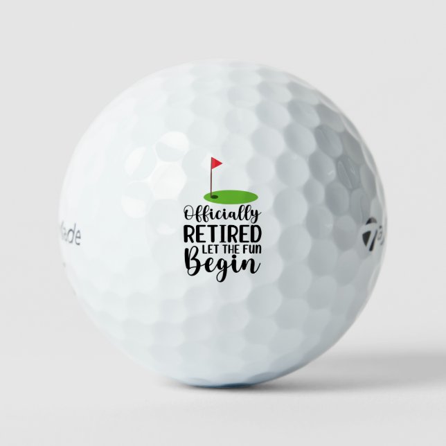 Golf official retired for golfer retirement balls (Front)