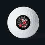 Golf Oh Christmas Santa Claus Vintage Golfer Golfi Golf Balls<br><div class="desc">Golf Oh Christmas Santa Claus Vintage Golfer Golfing</div>