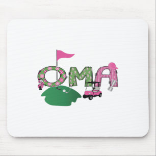 Golf Oma Hole In One Golf 1st Birthday Party  Mouse Pad